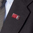 thumbnail image 2 of I Like Holding the Door for People Who are Far Away so They Have to Run a Little Funny Humor Metal Rectangle Lapel Hat Pin Tie Tack Pinback, 2 of 4
