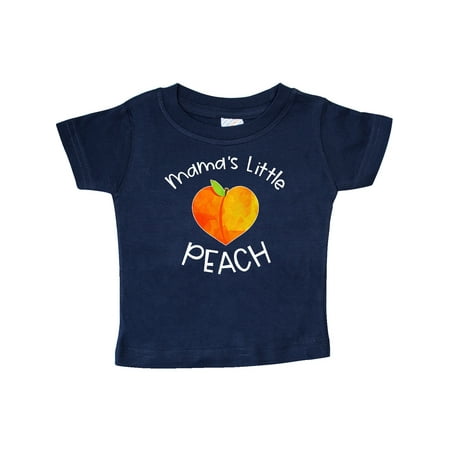 

Inktastic Mama s Little Peach Cute Peach Heart Gift Baby Boy or Baby Girl T-Shirt