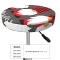 thumbnail image 4 of Xecao's Chillin with My Gonme Print Stool Covers offer stylish, washable protection for PU round bar stools, perfect for home or commercial use., 4 of 7