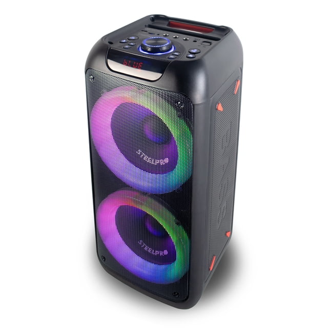 Bocina Portátil Bluetooth Steelpro Nebula Negro Suspensión de Aire