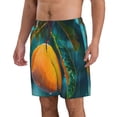 thumbnail image 2 of Rocae Mango In The Rain for Men's Beach Shorts Casual Elastic Waist Drawstring Summer Beach Shorts,S-3XL-XX-Large, 2 of 6