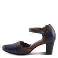 thumbnail image 3 of Spring Step L'Artiste Sayyes Mary Jane Heels | Baroque-Inspired Leather Pumps with Floral Embroidery, 3 of 9