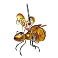 thumbnail image 3 of Lámpara colgante LED solar con forma de abeja, decoración decorativa para patio, terraza, valla y pared. Oro, 3 of 8