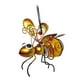 thumbnail image 3 of Lámpara colgante solar LED con forma de abeja, luz decorativa exterior para pared de porche de patio. Oro, 3 of 9
