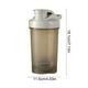 thumbnail image 3 of Bote de mezclador de proteínas deportivas 500ML | Vaso de mezcla a prueba de fugas con escamas, tapa abatible, agitador incorporado | Sin BPA, portátil, fácil de limpiar para gimnasio, fitness, 3 of 6