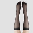 thumbnail image 3 of DHFJKG Knee High Socks For Women Semi Sheer Socks Summer Lightweight Breathable Stockings With Reinforced Toes, 3 of 3