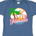 thumbnail image 4 of Inktastic I Love Florida with Ocean and Palm Trees Boys or Girls Baby Bodysuit, 4 of 5