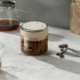 thumbnail image 2 of Airtight Coffee Canister With One Way V Alve Freshness Tr Acker And Large Capacity Glass Coffee Storage Jar For Be Ans And Grounds Storage Containers, 2 of 4