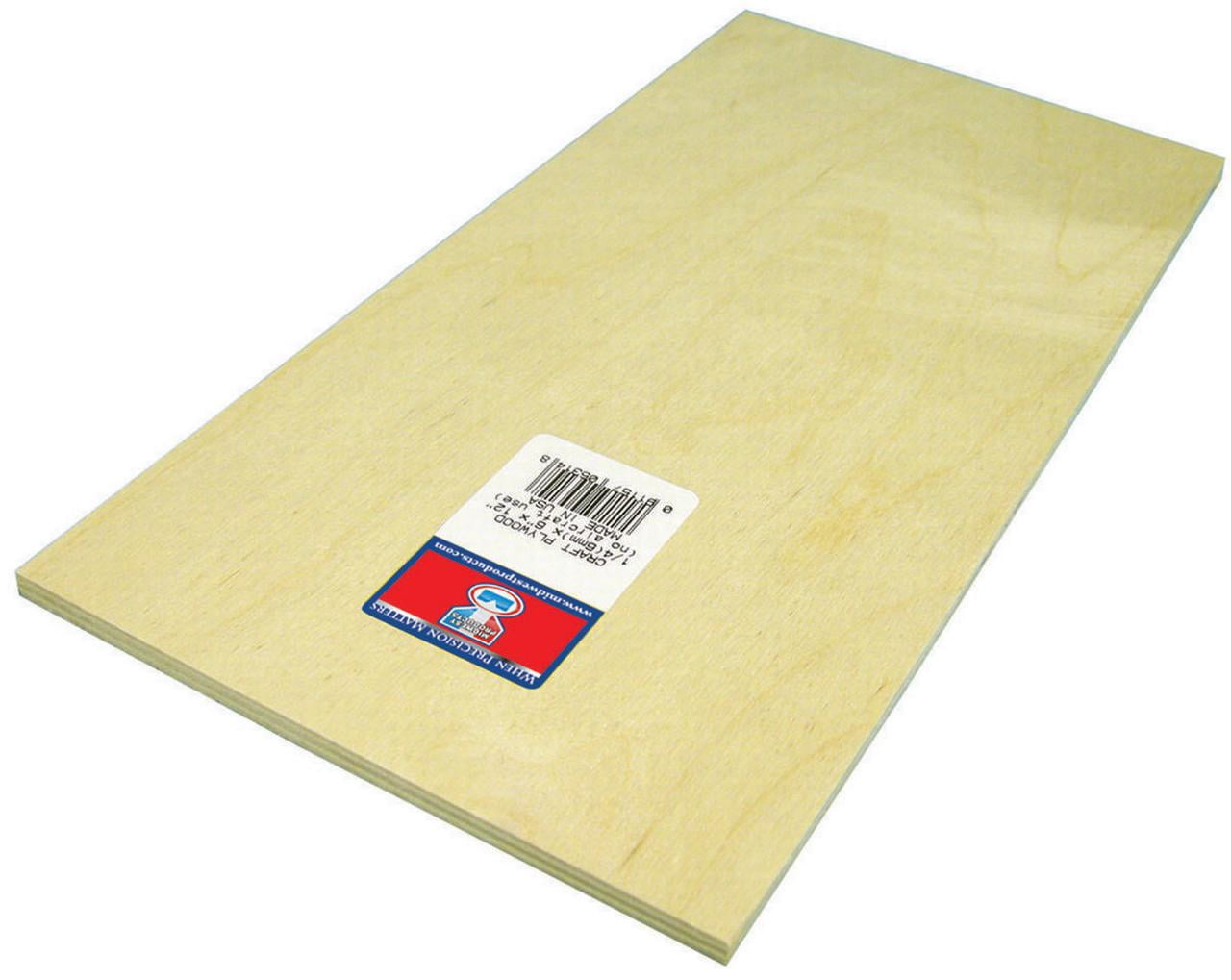 PLYWOOD CRAFT 1/4 X 6X12IN 6PK