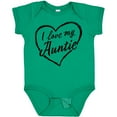 thumbnail image 3 of Inktastic I Love My Auntie in Black Chalk Heart Boys or Girls Baby Bodysuit, 3 of 5