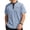 07# Light Blue, variant on Mens Henley Shirts Short Sleeve Casual Button Basic T-Shirts Summer Classic Vintage Tee Shirts with Pocket Camel 3XL