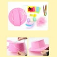 thumbnail image 6 of Sktrjpolfis Easter DIY Bunny Hat Pink Cloth 9.64x3.56 in Easter Party Craft Supplies for Children, 6 of 6