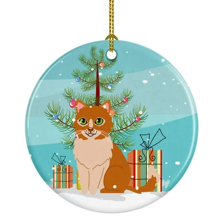 Merry Christmas Tree Ural Rex Cat Ceramic