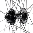 thumbnail image 3 of Wheel Shop, Alex DM18 Black/ Shimano HB-M475, Wheel, Front, 700C / 622, Holes: 36, QR, 100mm, Rim and Disc IS 6-bolt, 3 of 3