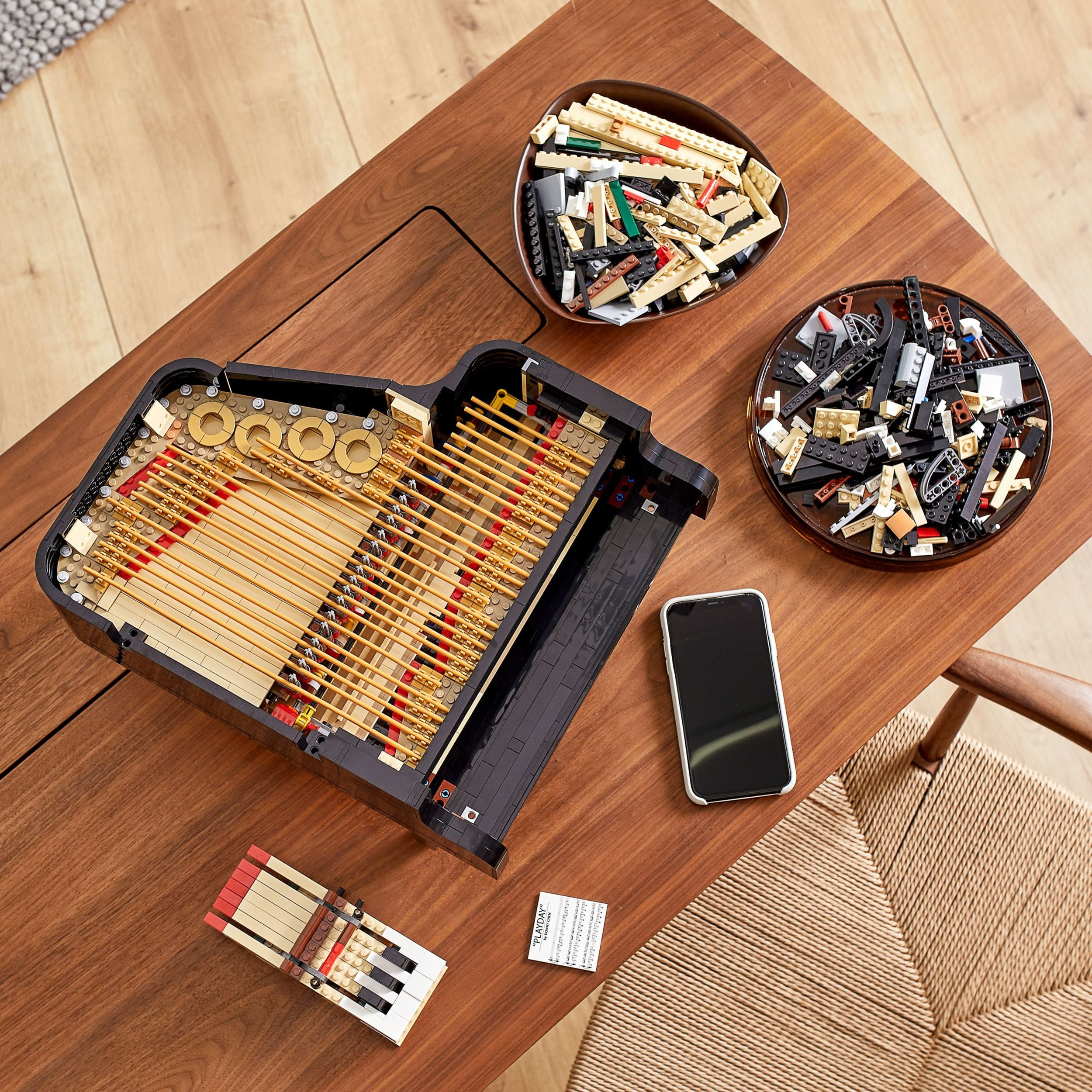 LEGO Ideas Le piano à queue 21323 Ensemble de construction, construisez votre propre piano (3 662 pièces)