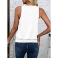 thumbnail image 2 of 2024 Womens Fashion Tank Tops Spring Summer Clothes Casual V Neck Sleeveless Loose Fit Y2K Outfit Cute Cami Shirts, 2 of 7