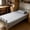 Gray, variant on Cotton Fitted Sheet 39x79in - Breathable Solid Color Mattress Cover, Easy Care, Deep Pocket up to 4in, Single Bed Sheet Protective Layer