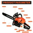 thumbnail image 6 of 58cc 20" Gas Chainsaw 2 Cycle Gasoline Powered Chain Saws Handheld Chainsaw, 6 of 20