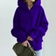 thumbnail image 1 of Puntoco Sudadera con capucha de color sólido para mujer Sudaderas de manga larga con cremallera Abrigo largo Tops con bolsillos Liquidación Puntoco Puntoco-4690, 1 of 7