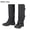 Black, variant on Snake Bite Protection Leg Gaiters, 1000D Nylon Puncture-Resistant Protective Shin Guards for Hunting, Hiking & Forestry Work