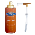 thumbnail image 1 of Ghirardelli Premium Caramel Flavoring Sauce – Buttery-Smooth Ribboning & Rich Sweet Cream Depth, 12 fl. oz. (16 oz. Net Wt.) Squeeze Bottle with Bonus Precision Pump, 1 of 1