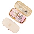 thumbnail image 1 of hirigin Double Zipper Large Storage College Student Pencil Case Makeup Bag Pouch Stationary, 1 of 2