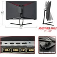 thumbnail image 4 of Deco Gear 25" Fast IPS Gaming Monitor, 144Hz, 1ms GTG, 1920x1080, Adaptive Sync, 4 of 9