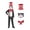 Halloween Tall-Hat Cat Wanderer Cosplay Costume - B, variant on 2026 New Halloween Tall-Hat Cat Wanderer Cosplay Costume, Black Cat Halloween Costume Dress Up Onesie Jumpsuit with Attached Hood for Role Play Stage & Birthday Halloween Party Event, 130