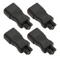 thumbnail image 1 of IEC320 C14 To IEC320 C5 Power Adapter, IEC320 C14 To IEC320 C5 Adapter 4pcs 2500W Rated Power Copper And PVC  For PDU Chassis Power Supply For Printer, 1 of 8