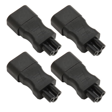 NFTIGB 4pcs IEC320 C14 to IEC320 C5 Power Adapter Professional Copper Computer Power Adapter for PDU Chassis Power Supply UPS
