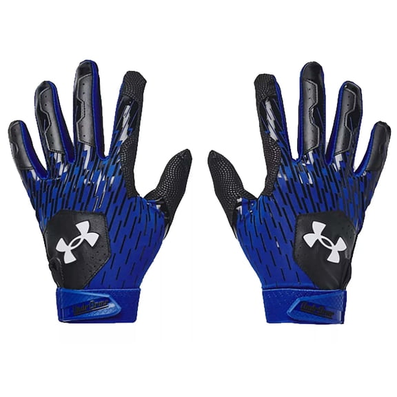Under Armour Clean Up Batting Gloves Black/Royal Blue