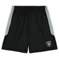 thumbnail image 2 of Men's Fanatics Black Las Vegas Raiders Big & Tall Team Logo Shorts, 2 of 3