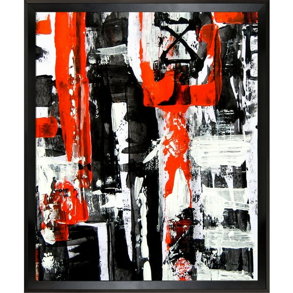 La Pastiche Elwira Pioro Black Wood Angle Framed Untitled Fine Art Print