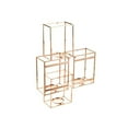 thumbnail image 1 of Benzara BM162486 Geometrically Gold Decorative Metal Candle Holder, 1 of 1