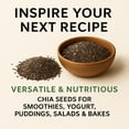 thumbnail image 5 of Spicy Pantry Raw Black Chia Seeds – 4oz, Vegan, Gluten-Free, Rich in Fiber, Ideal for Smoothies & More, 5 of 9