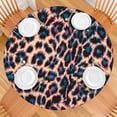 thumbnail image 2 of Leopard Print Pattern Round Fitted Tablecloth with Elastic Edge,Dining Table Cover Waterproof,Outdoor Round Tablecloth for Camping,Dining,Indoor and Outdoor, 2 of 7