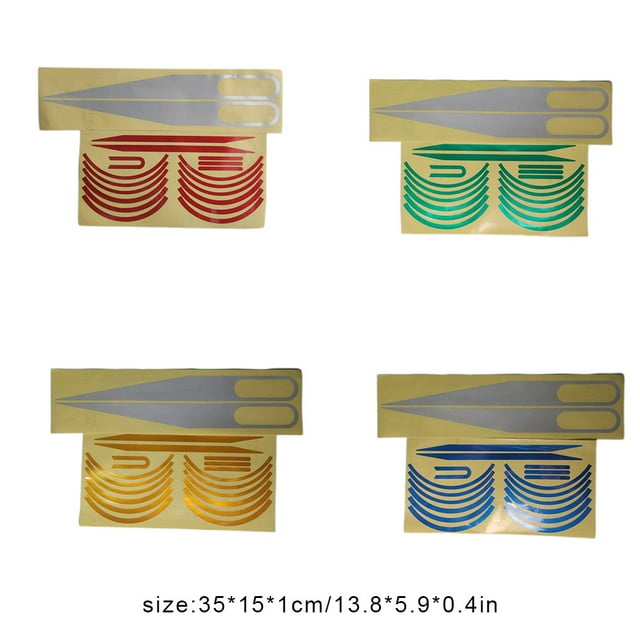 Body Decorative Sticker Kit Removable Waterproof Scooter Reflective is a Decal Replacement for M365/PRO/1S Gold