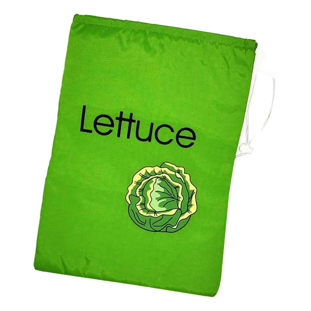 simhoa Vegetable Storage Bag Reusable Produce Bag,Lightweight,Multipurpose Produce Saver Keep Fresh Drawstring for Kitchen Household Lettuce
