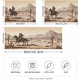 thumbnail image 4 of Western Desert Cowboy Satin Pillowcase for Hair and Skin Silk Pillowcase Soft Sleeping Pillow Covers Smooth Cooling Pillowcase with Envelope Closure Size Standard 20x40 in Home Decor Gifts, 4 of 7