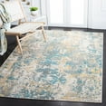 thumbnail image 3 of SAFAVIEH Madison Nita Vintage Floral Area Rug, Teal/Gold, 6' x 9', 3 of 9