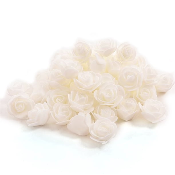 Naiovety Paquete de 500 rosas artificiales, ramo de decoración de flores, de flores falsas, accesorio artesanal para propuesta de compromiso, Decoración Blanco Naiovety HA010900-01