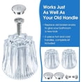 thumbnail image 4 of Shower Faucet Handle Replacement, Compatible with Price Pfister Contessa and Windsor Tub and Shower Faucets, 2 Piece Hot and Cold Shower Knob Replacement, Clear Acrylic Clear Clear Clear, 4 of 5