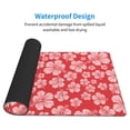 thumbnail image 4 of Balery Red Hibiscus Flower Mouse Pad ,15.8x29.5 In Large Gaming Mouse Pad Desk Mat Long Non-Slip Rubber Stitched Edges,Waterproof Mousepad Desk Mat For Gamer Office Home, 4 of 9