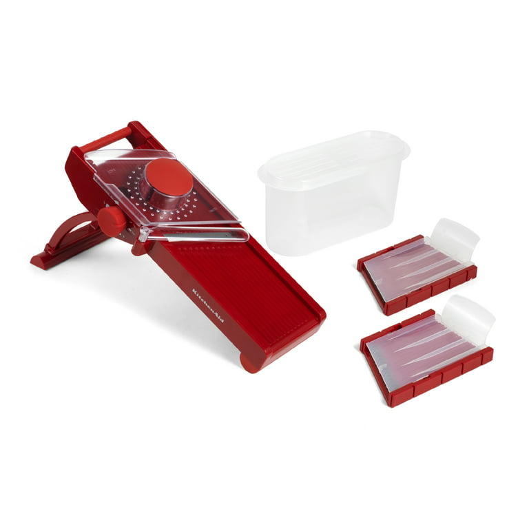 KitchenAid Mandoline Slicer with Retractable Blade Covers 