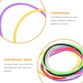 thumbnail image 4 of 10 Pcs Bracelet en Gelée Coloré Bracelet en Silicone Portable Extensible, 4 of 9