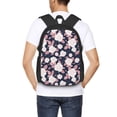 thumbnail image 6 of Balery Leaves Flower Backpack for Men and Women - Durable 600D Oxford Cloth -Large Capacity, Water-Resistant School, Travel, and Hiking Bag, 6 of 9