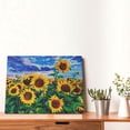 thumbnail image 4 of Daiia Landscape With Sunflowers Print Canvas Decorative Picture – 30x40in Artistic Wall Art, Ready-to-Hang Canvas Print for Living Room（Horizontal）, 4 of 6