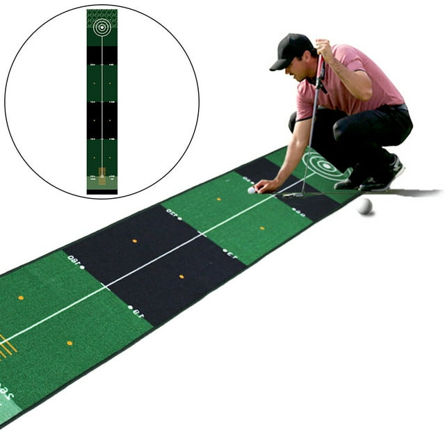 Golf Putting Green Mat Indoor greens for Outdoor Golf Practice Training Aid Equipment A