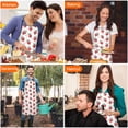 thumbnail image 7 of Strawberry Plants Fruit Watercolor Apron-Garden Aprons for Women with Pockets-Cotton Linen Waterproof Kitchen Cooking Gardening Aprons Adjustable for Kitchen,Cooking,BBQ and Salon 33x27 Inch, 7 of 7