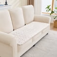 thumbnail image 3 of SANMADROLA Waterproof Couch Cover for Dogs Washable, Non-Slip Fuzzy Loveseat Slipcovers, Thick Soft Dog Bed Mat for 2 Cushion Sofa Pet Friendly Furniture Protector, White, 28" x 83", 3 of 10